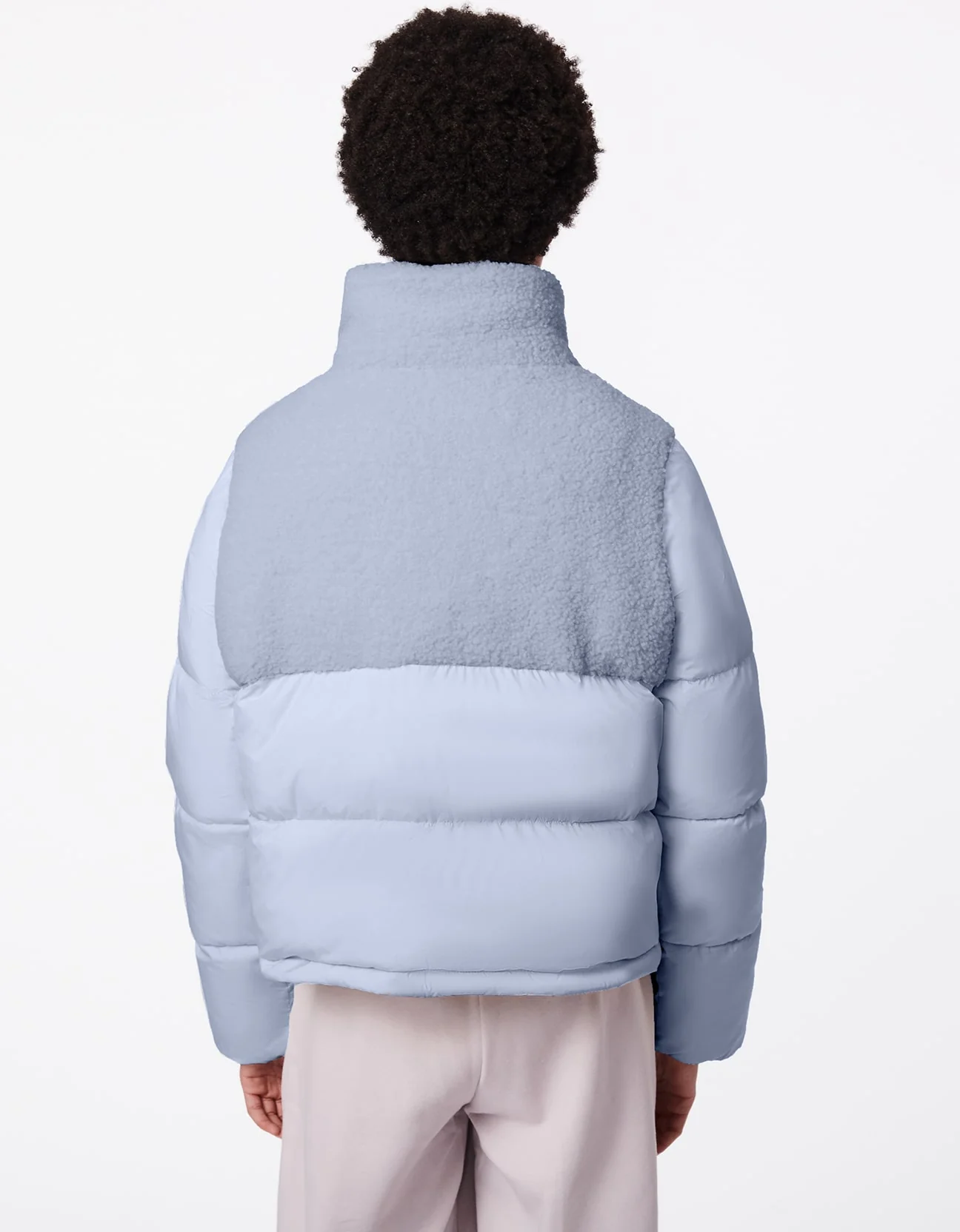 Bernie Cozy Combo Vegan Fur Puffer Jacket - Image 4