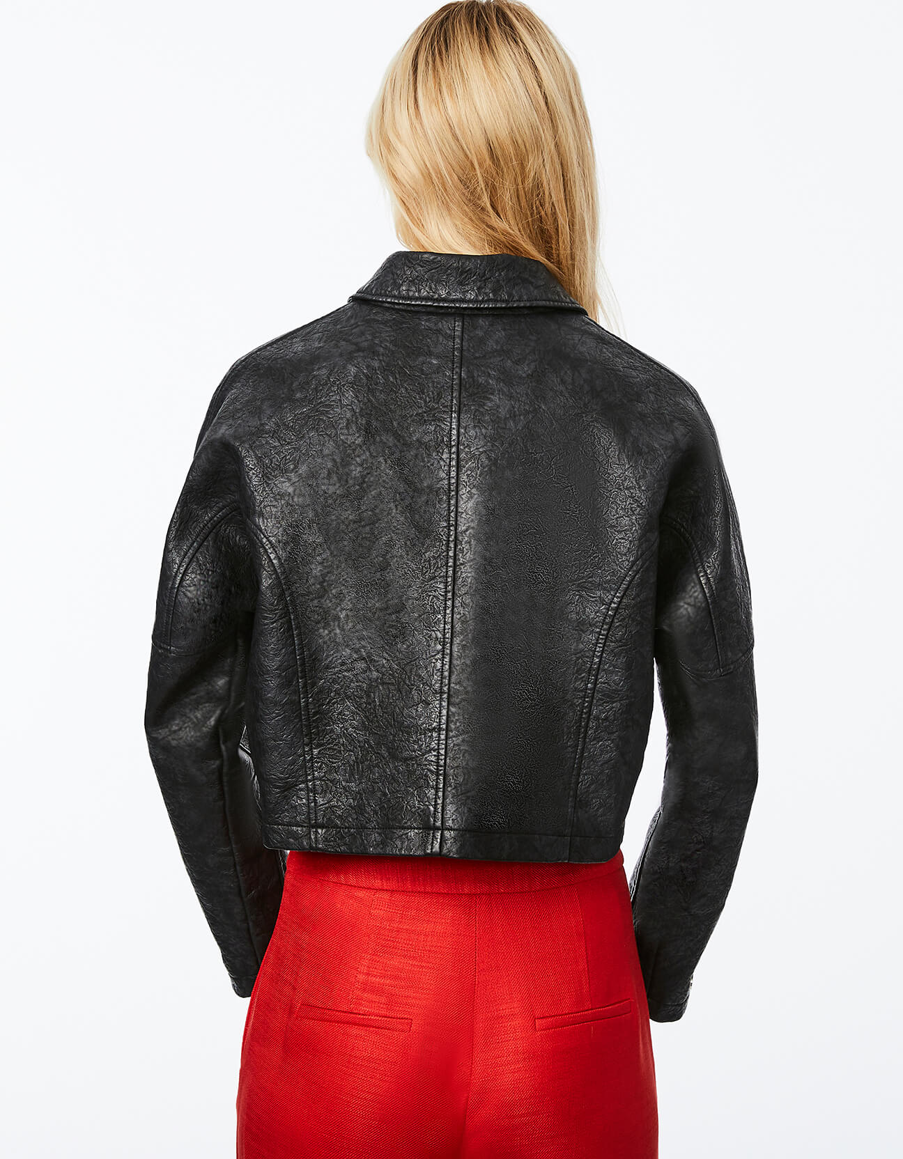 BLEECKER VEGAN LEATHER JACKET - Image 4