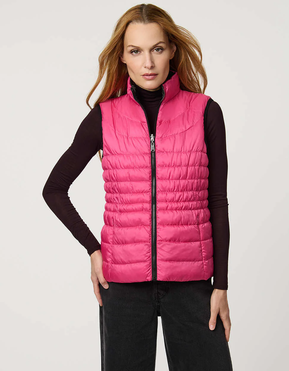 Breast Cancer Awareness Reversible Puffer Vest - Image 4