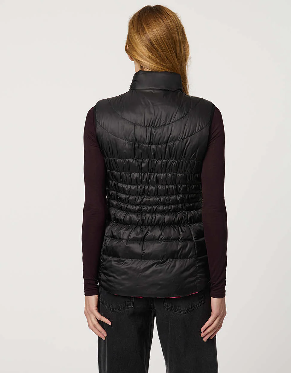 Breast Cancer Awareness Reversible Puffer Vest - Image 8