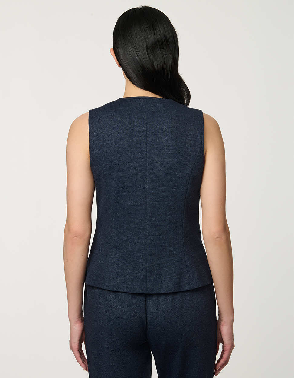 Button Down Crew Neck Vest - Image 7