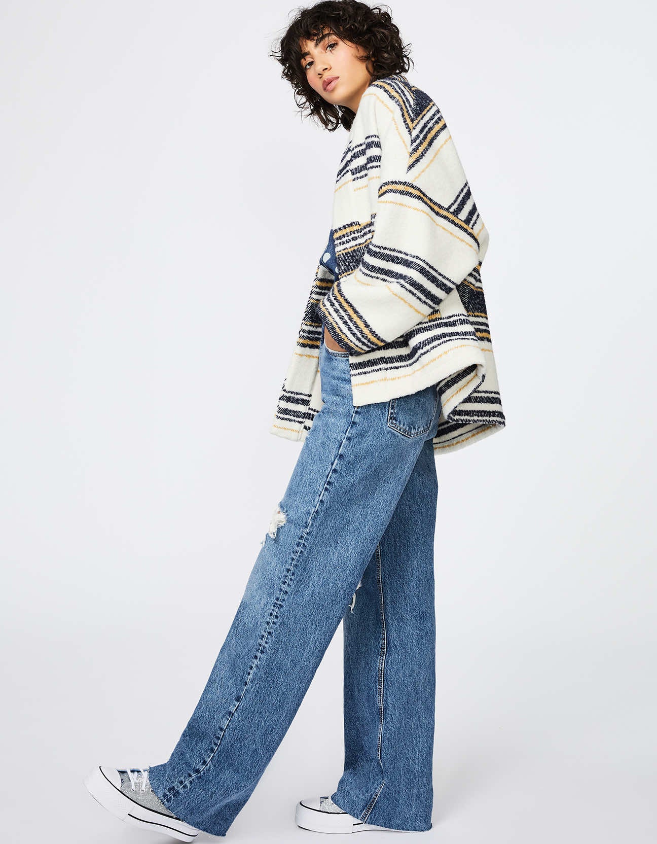CABIN STRIPE BLANKET JACKET - Image 3