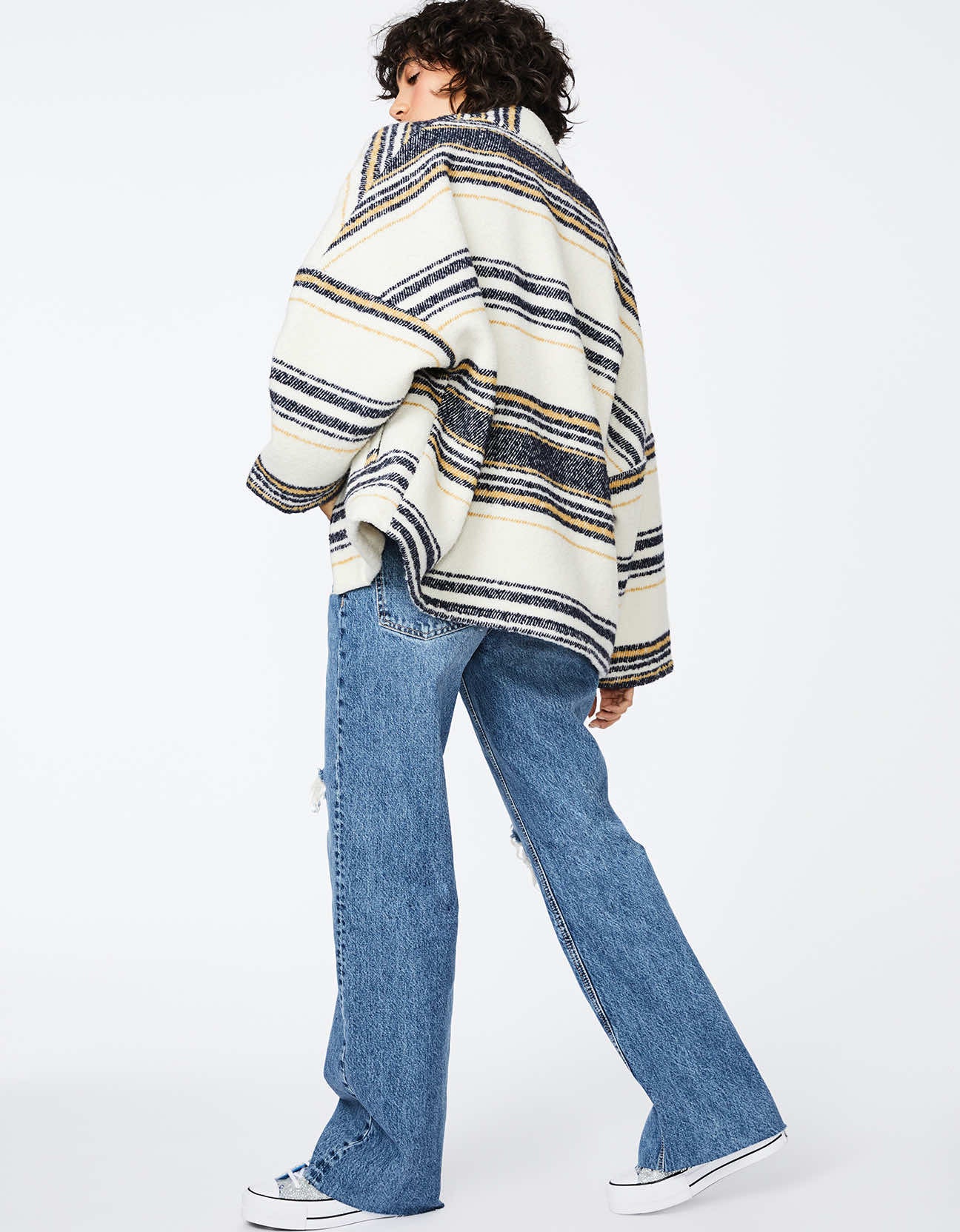 CABIN STRIPE BLANKET JACKET - Image 4