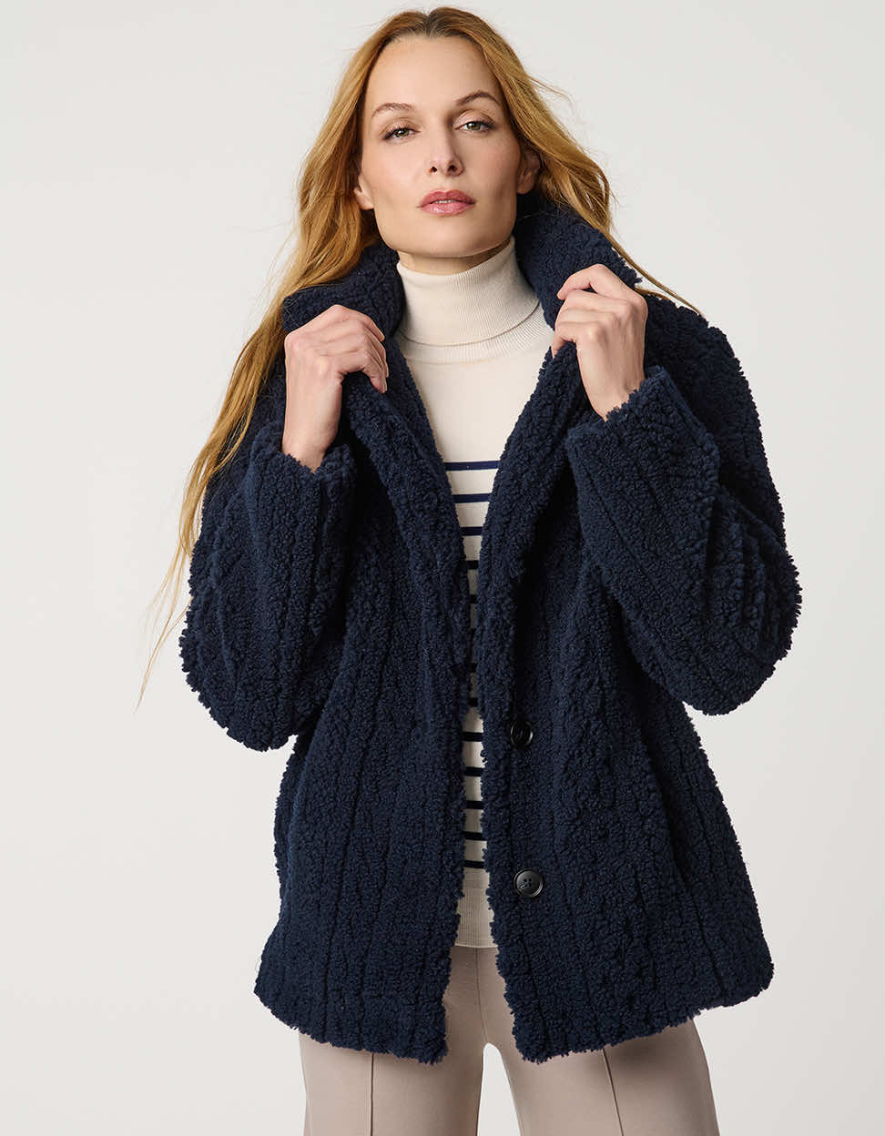 Chalet Cable Teddy Jacket - Image 2