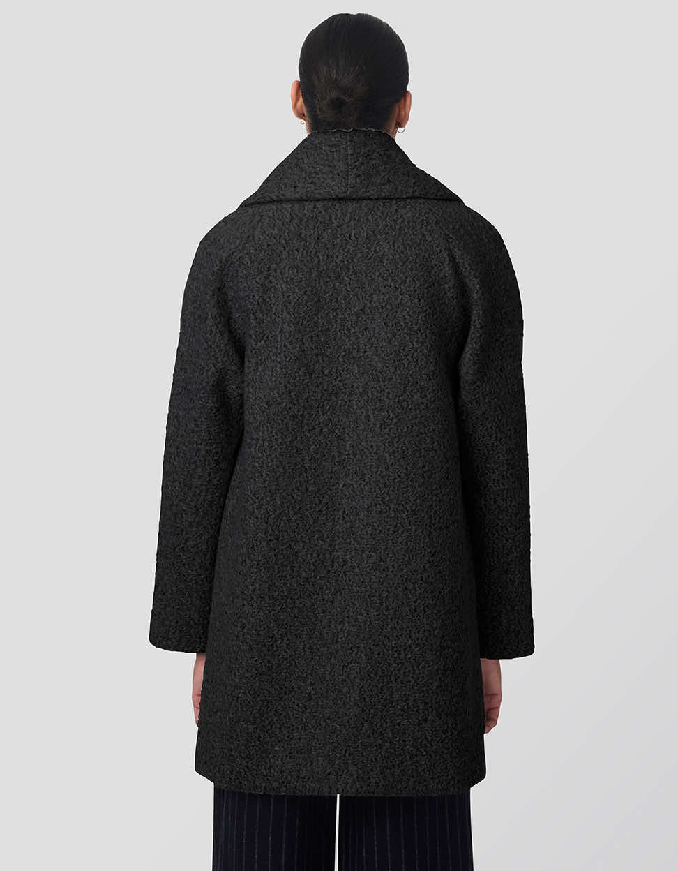 City Retreat Textured Bouclé Coat - Image 5