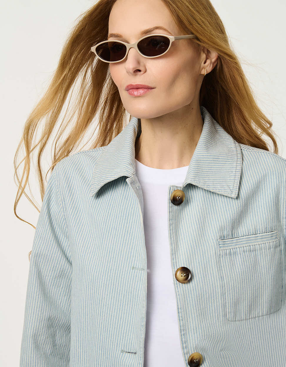 Dockside Striped Denim Jacket - Image 3
