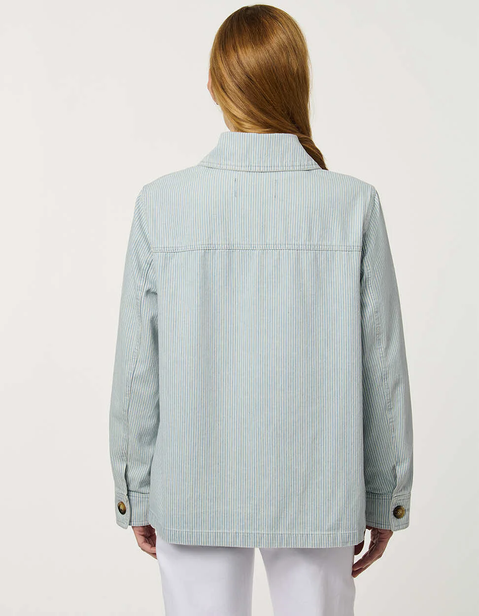 Dockside Striped Denim Jacket - Image 6