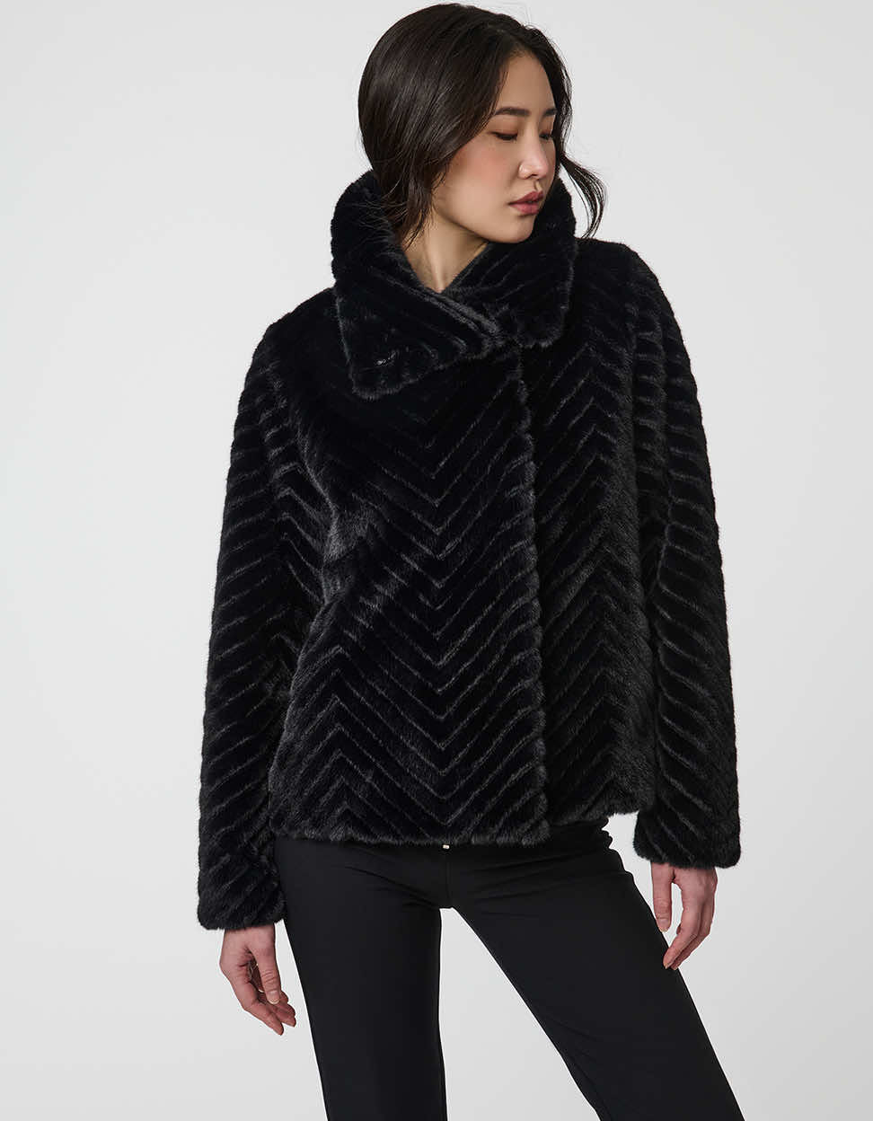 Echelon Faux Fur Coat - Image 3