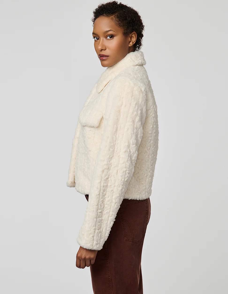 Elle Faux Fur Jacket - Image 3