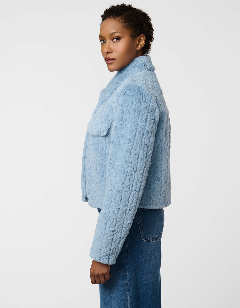Elle Faux Fur Jacket - Image 3