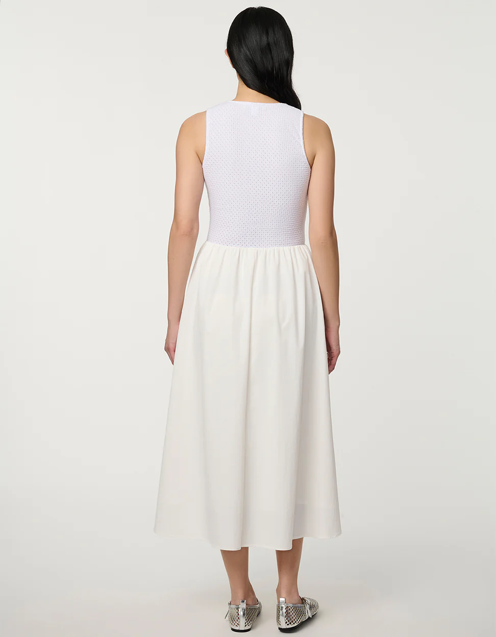 Eyelet Midi Dress - Image 5