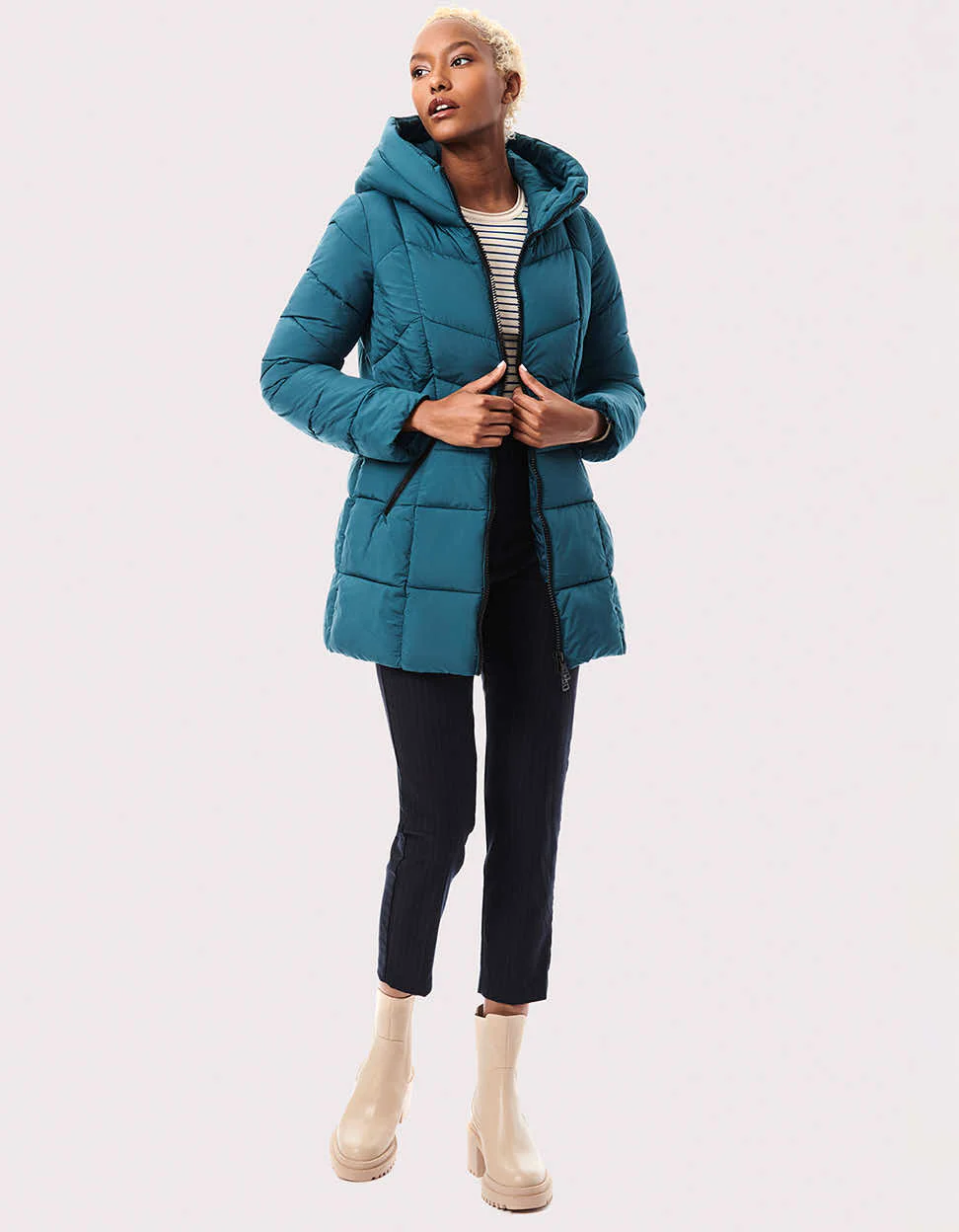 Fab Funnel Quilted Puffer Jacket - Image 2