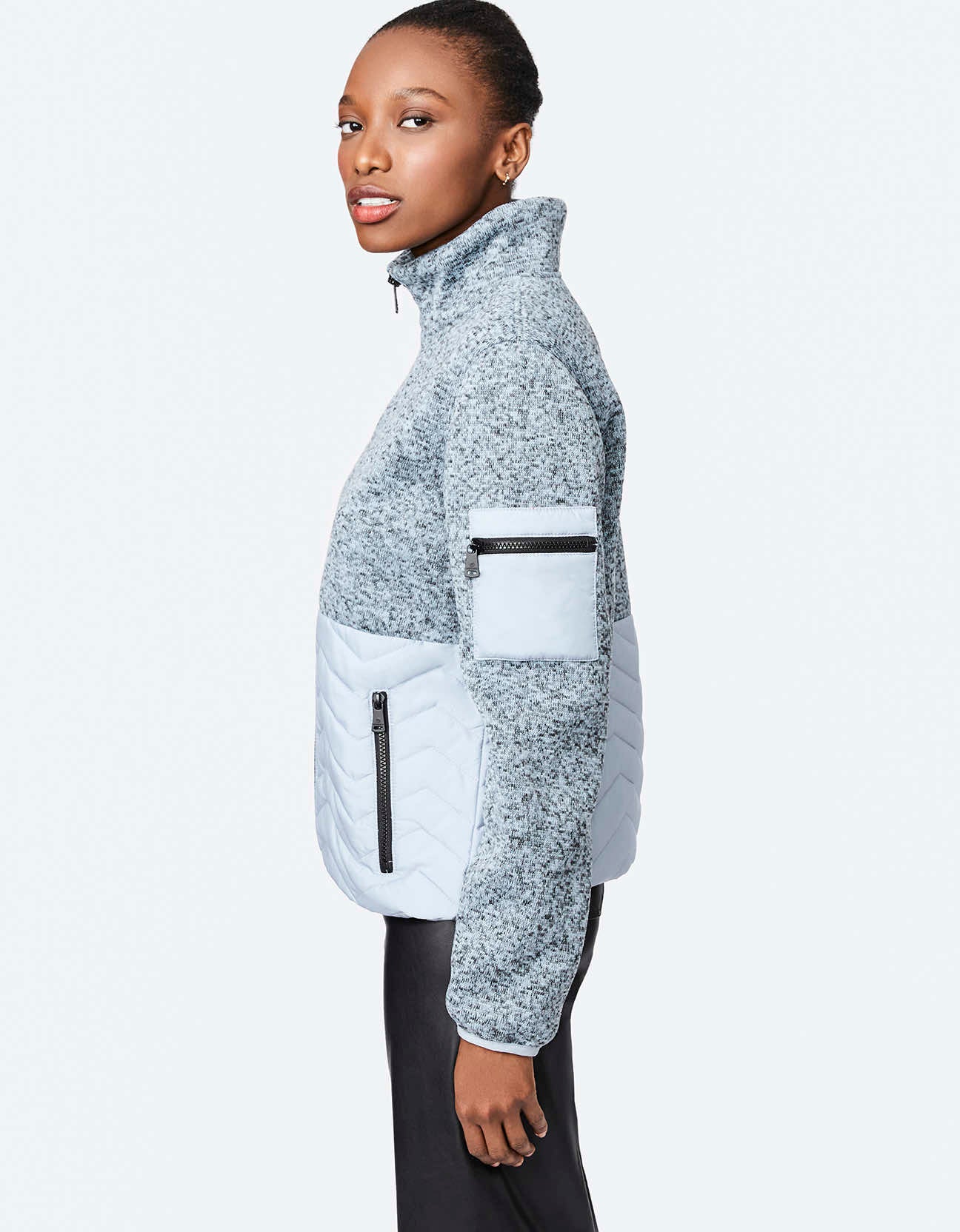 FLEECE PUFFER JACKET - Image 4