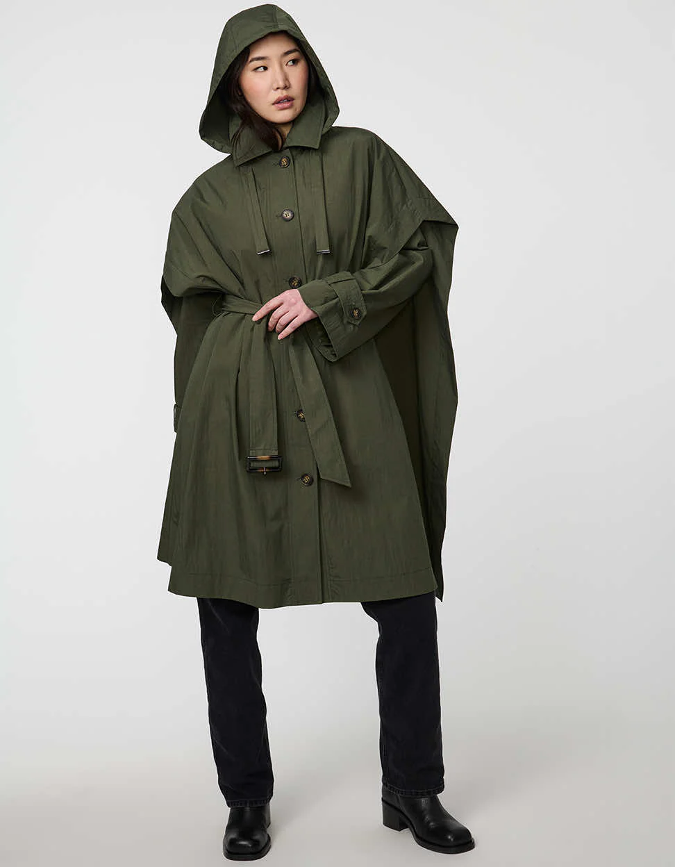 Hawthorne 3-in-1 Cape Trench Coat - Image 6