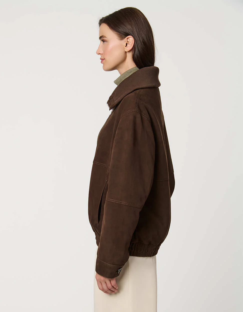 Maddox Suede Bomber - Image 3