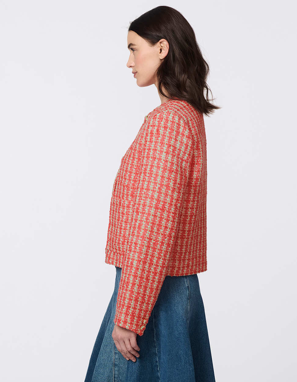 Mademoiselle Tweed Cropped Jacket - Image 3