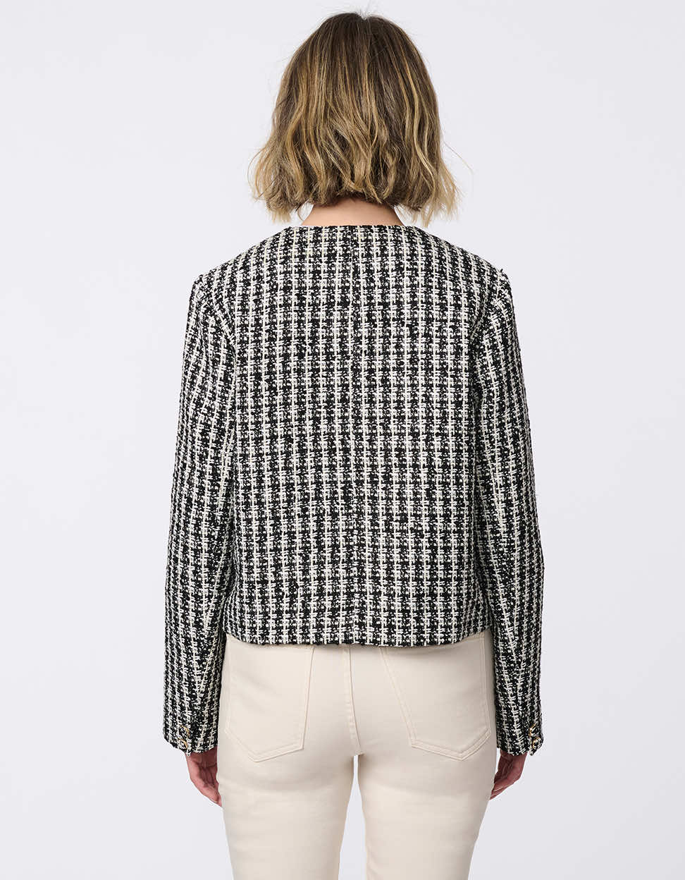 Mademoiselle Tweed Cropped Jacket - Image 4