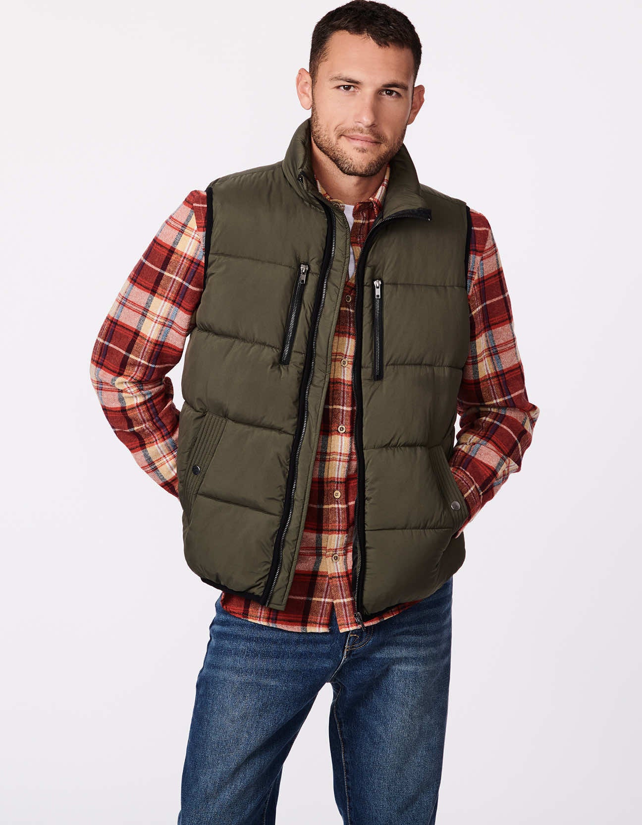 Men's Cool Warm Puffer Vest - Image 2