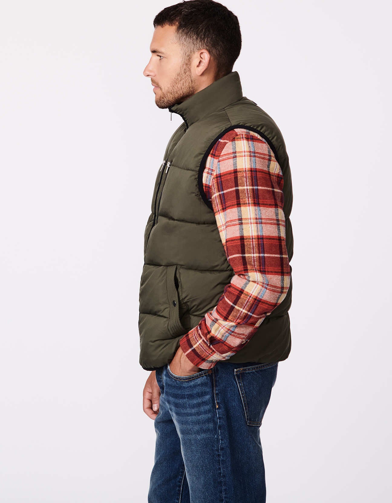 Men's Cool Warm Puffer Vest - Image 3