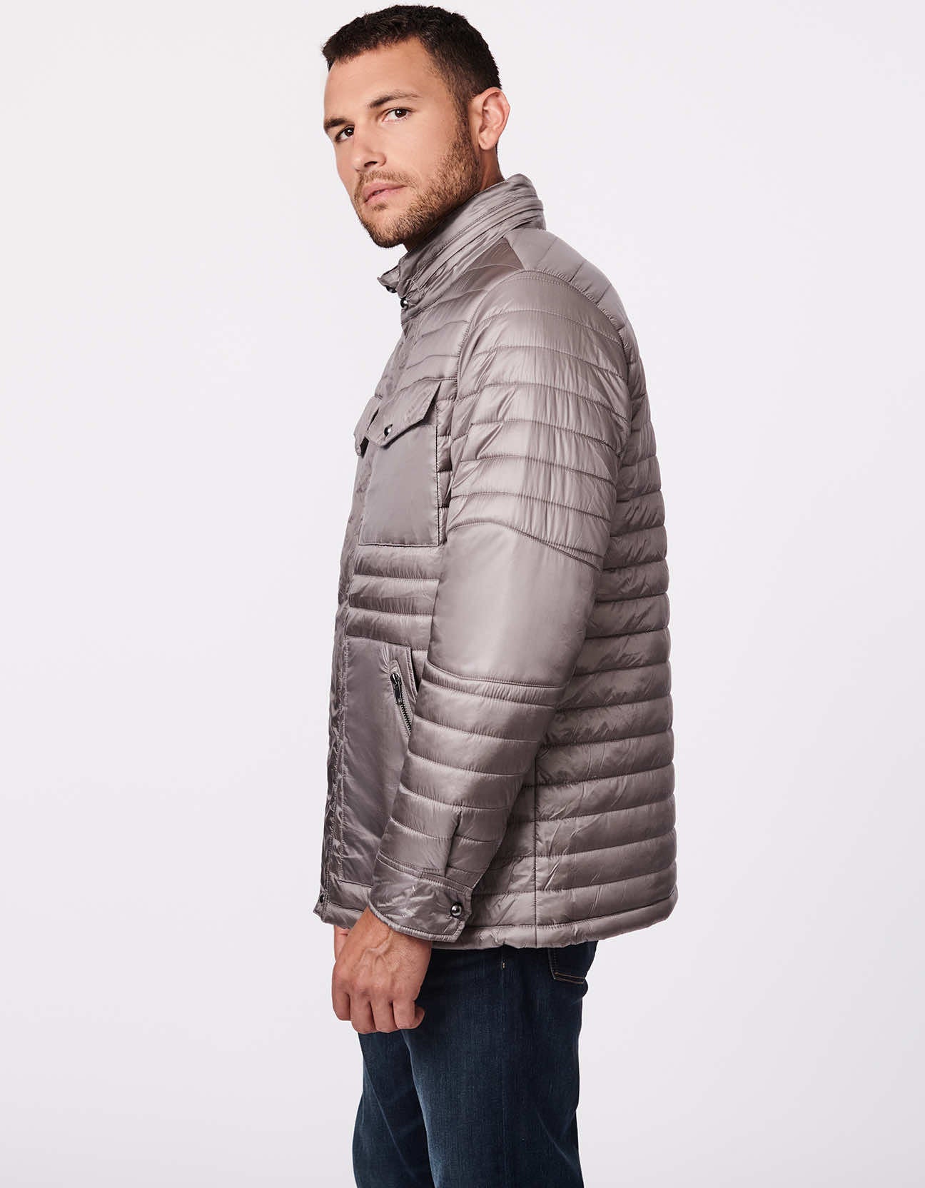Men's Pocket Row Puffer Jacket - Image 3
