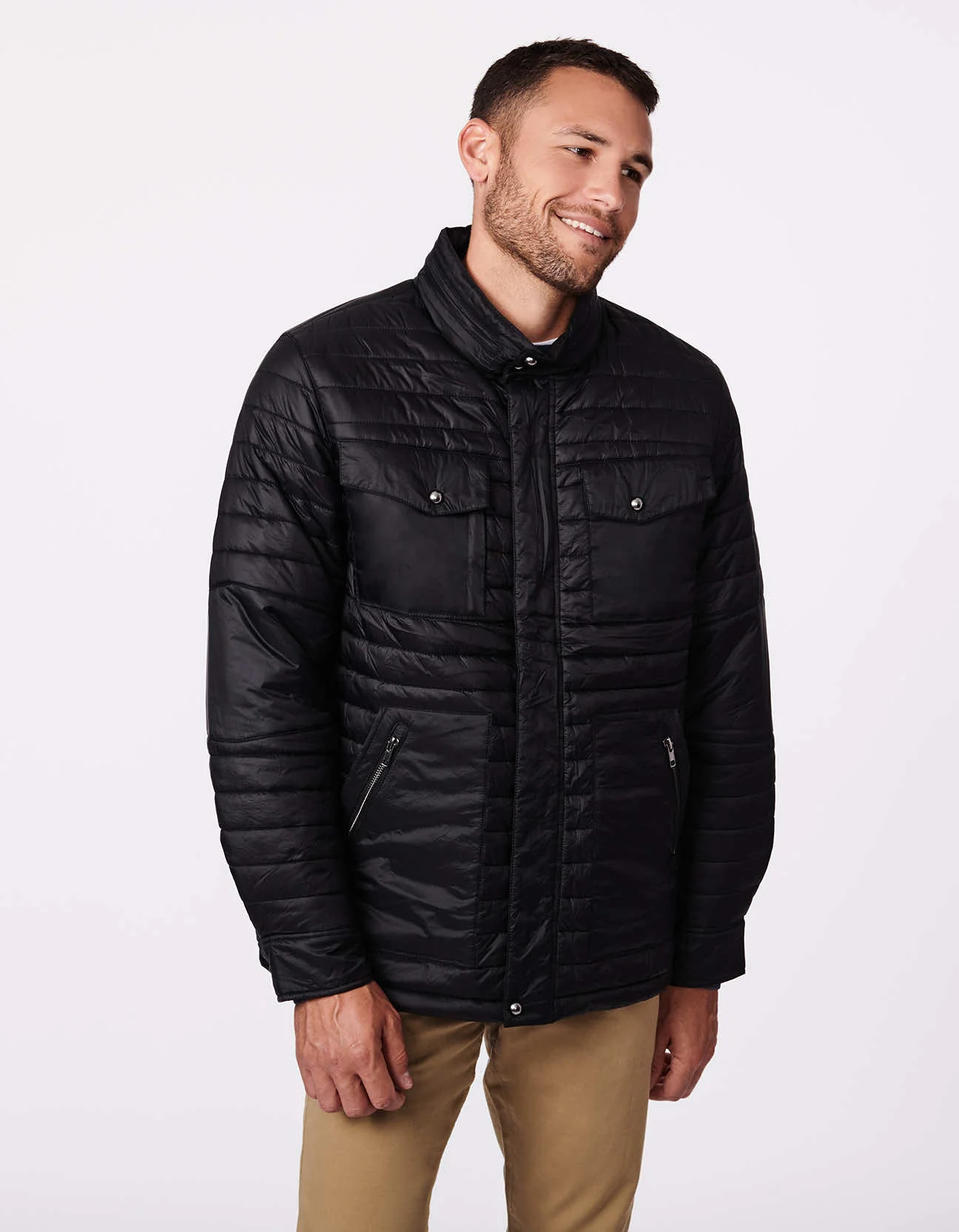 Men's Pocket Row Puffer Jacket - Image 2