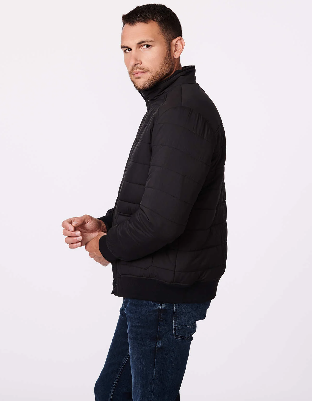 Men's Tunnel Funnel Puffer Jacket - Image 3
