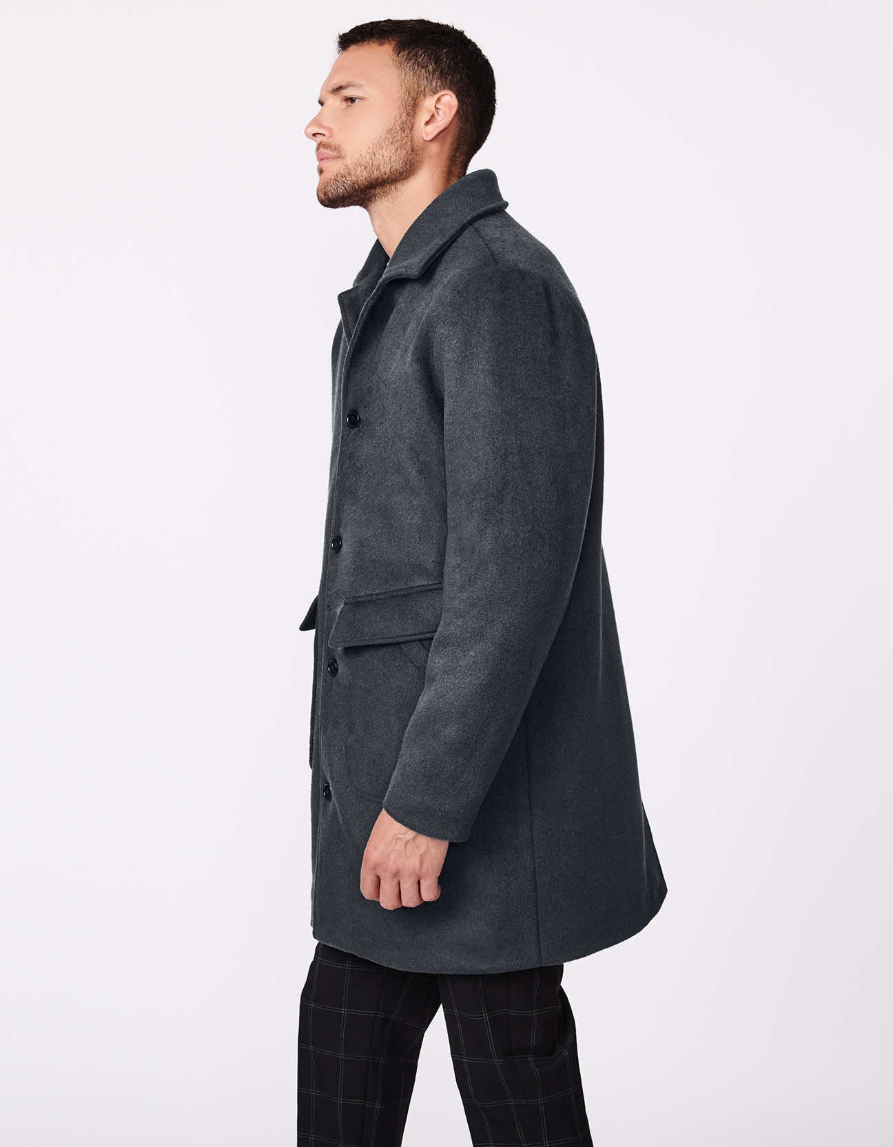 Men's Work-to-Weekend Wool Coat - Image 3