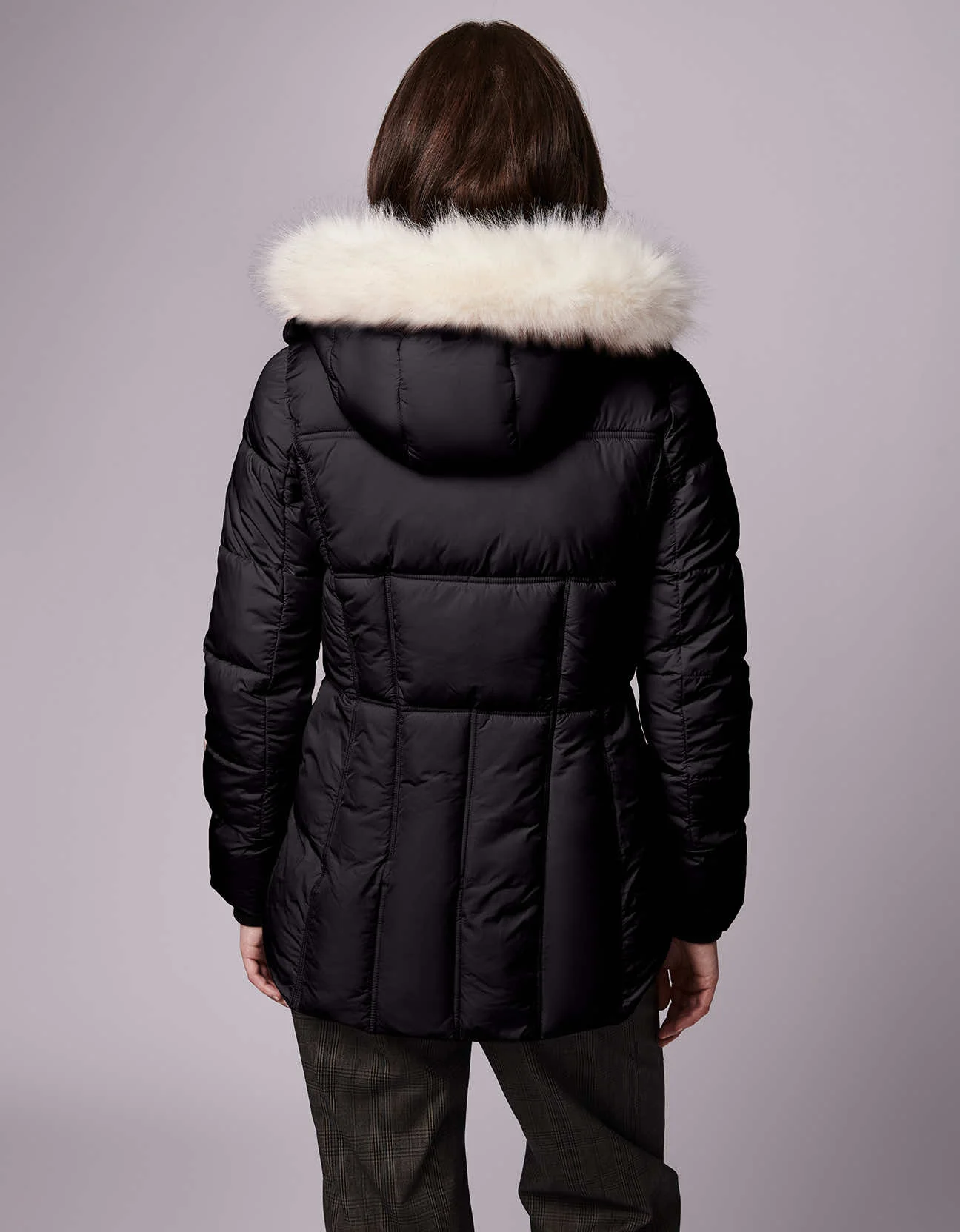 Park City Vegan Fur Trim Puffer Jacket - Image 4