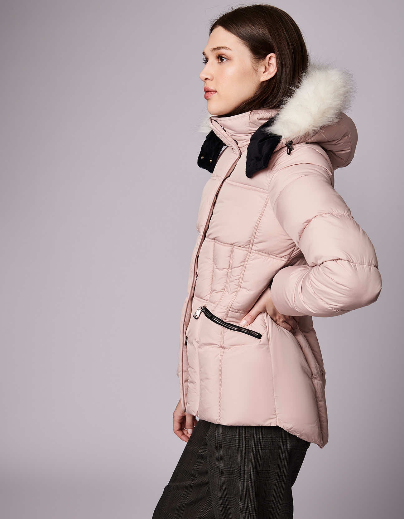Park City Vegan Fur Trim Puffer Jacket - Image 3
