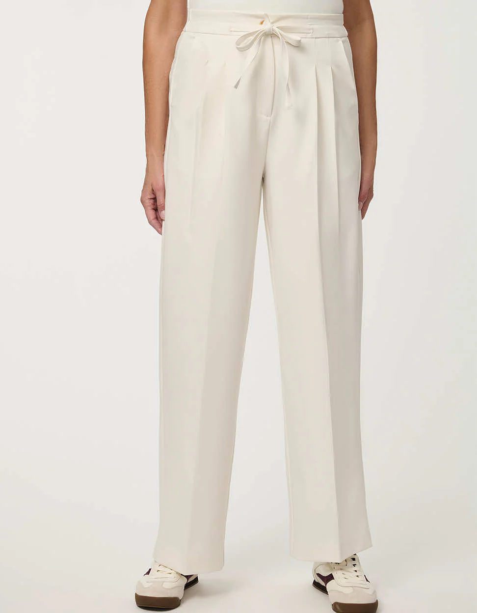Pleated Drawstring Trouser