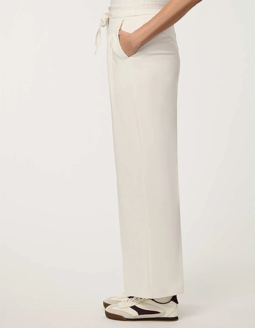 Pleated Drawstring Trouser - Image 2
