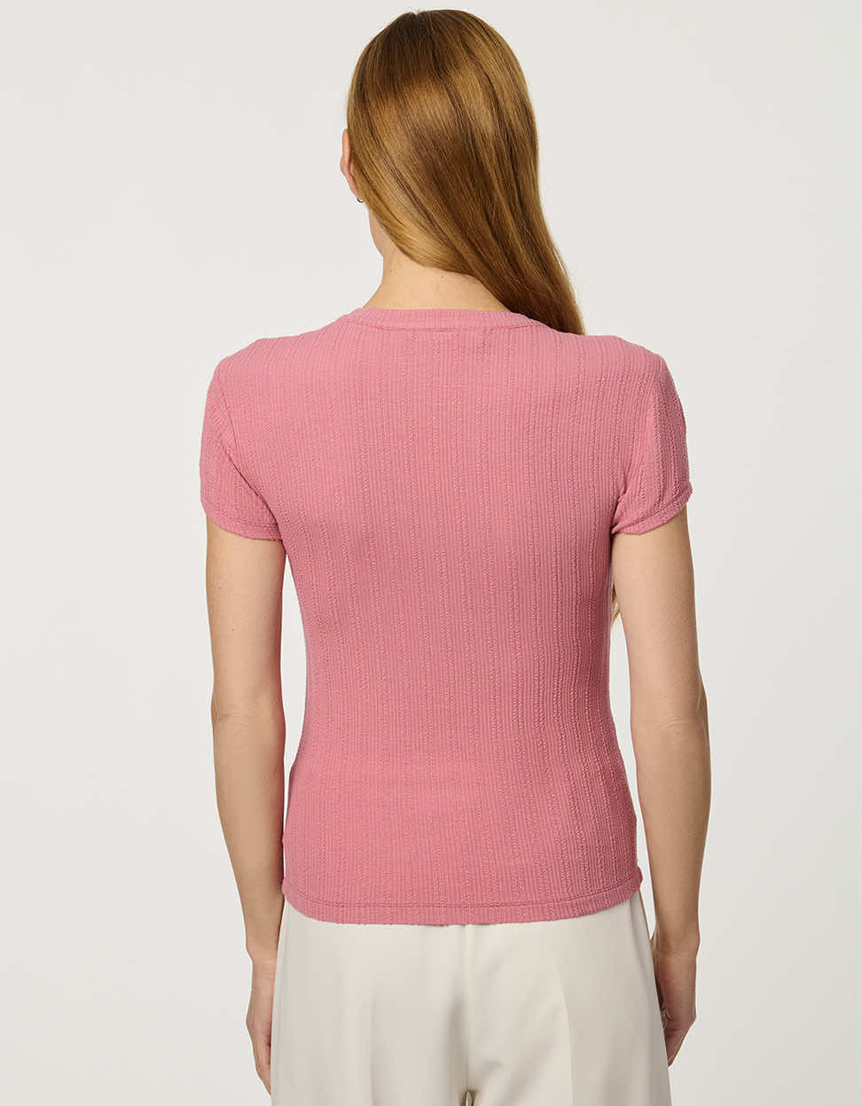 Ribbed Button-Down Tee - Image 5