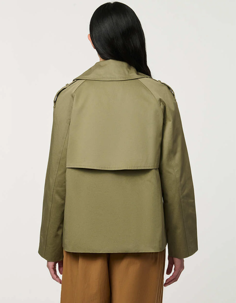 Rylan Cropped Trench - Image 5
