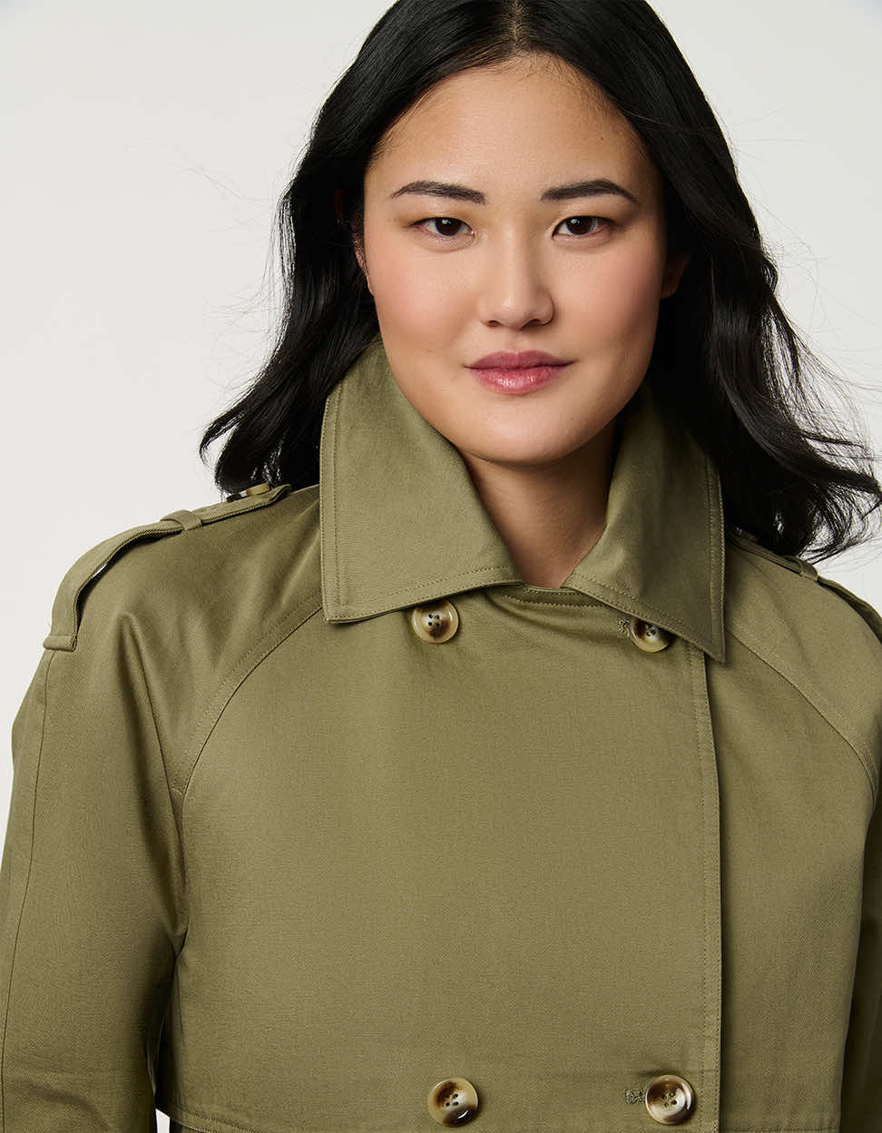 Rylan Cropped Trench - Image 6