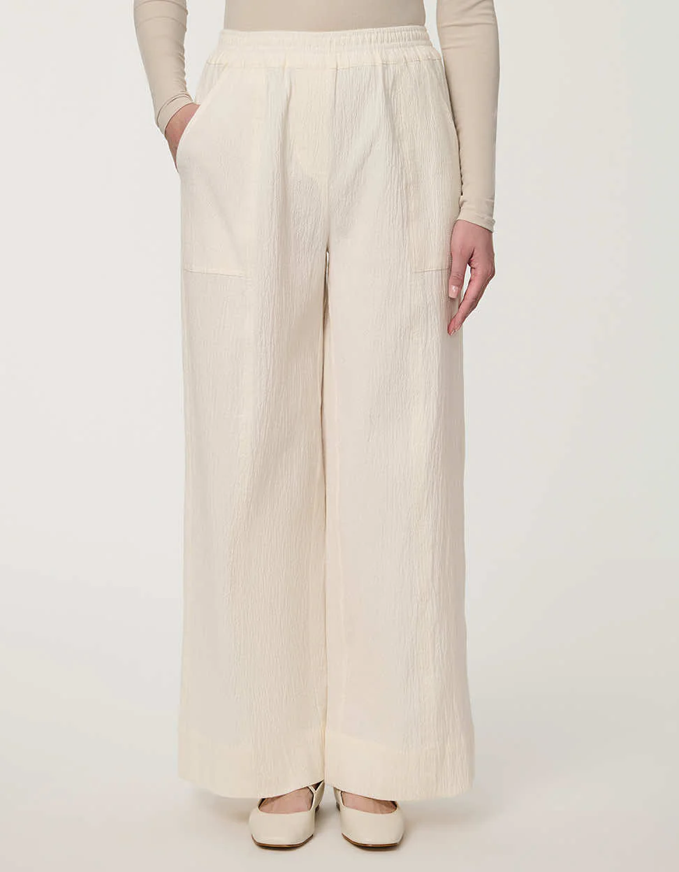 Seersucker Pull-on Pant