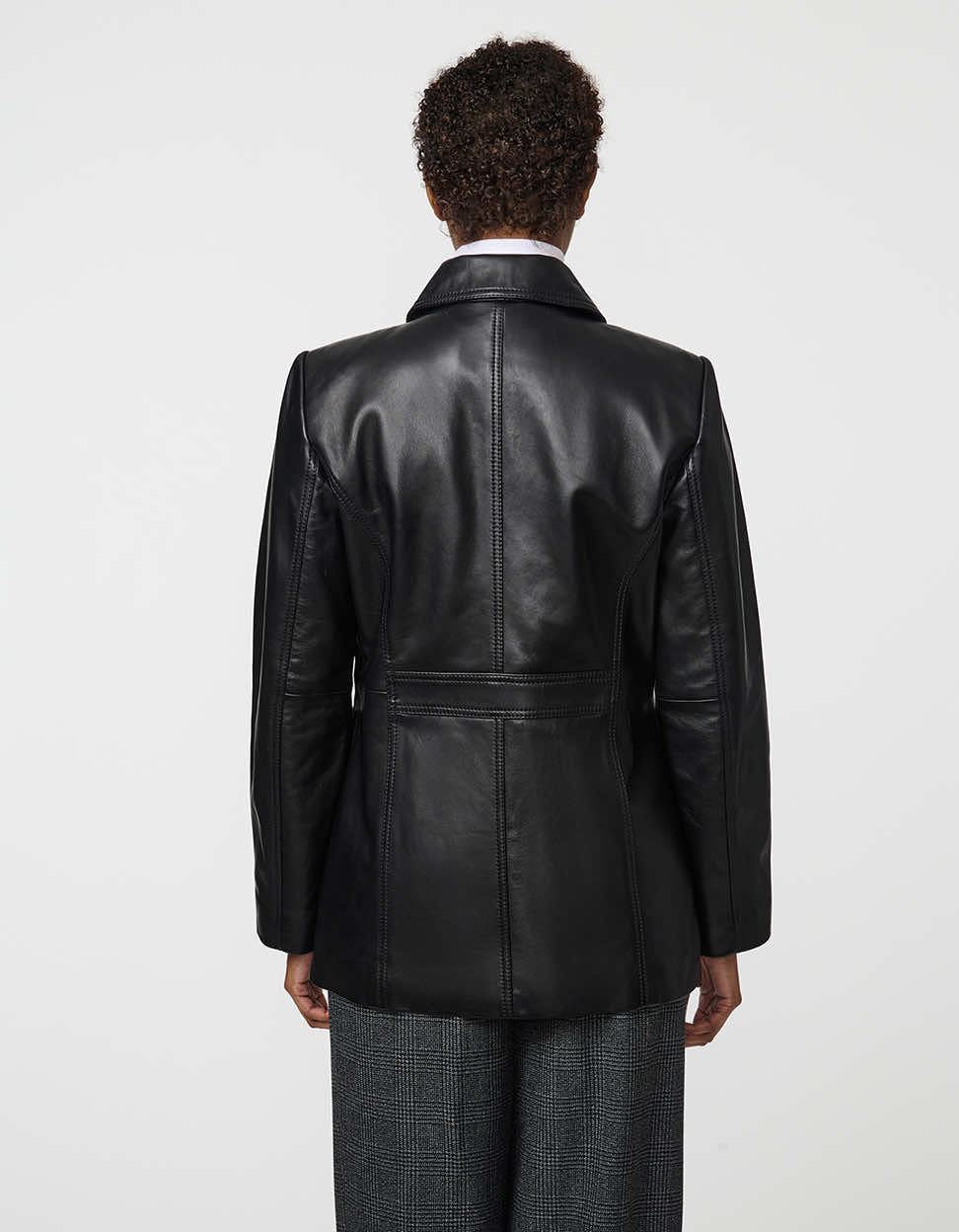 Sinclair Leather Shirt Jacket - Image 5