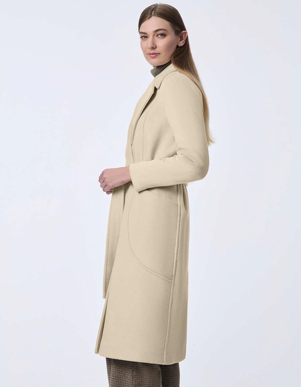 Soho Belted Wool Coat - Image 3