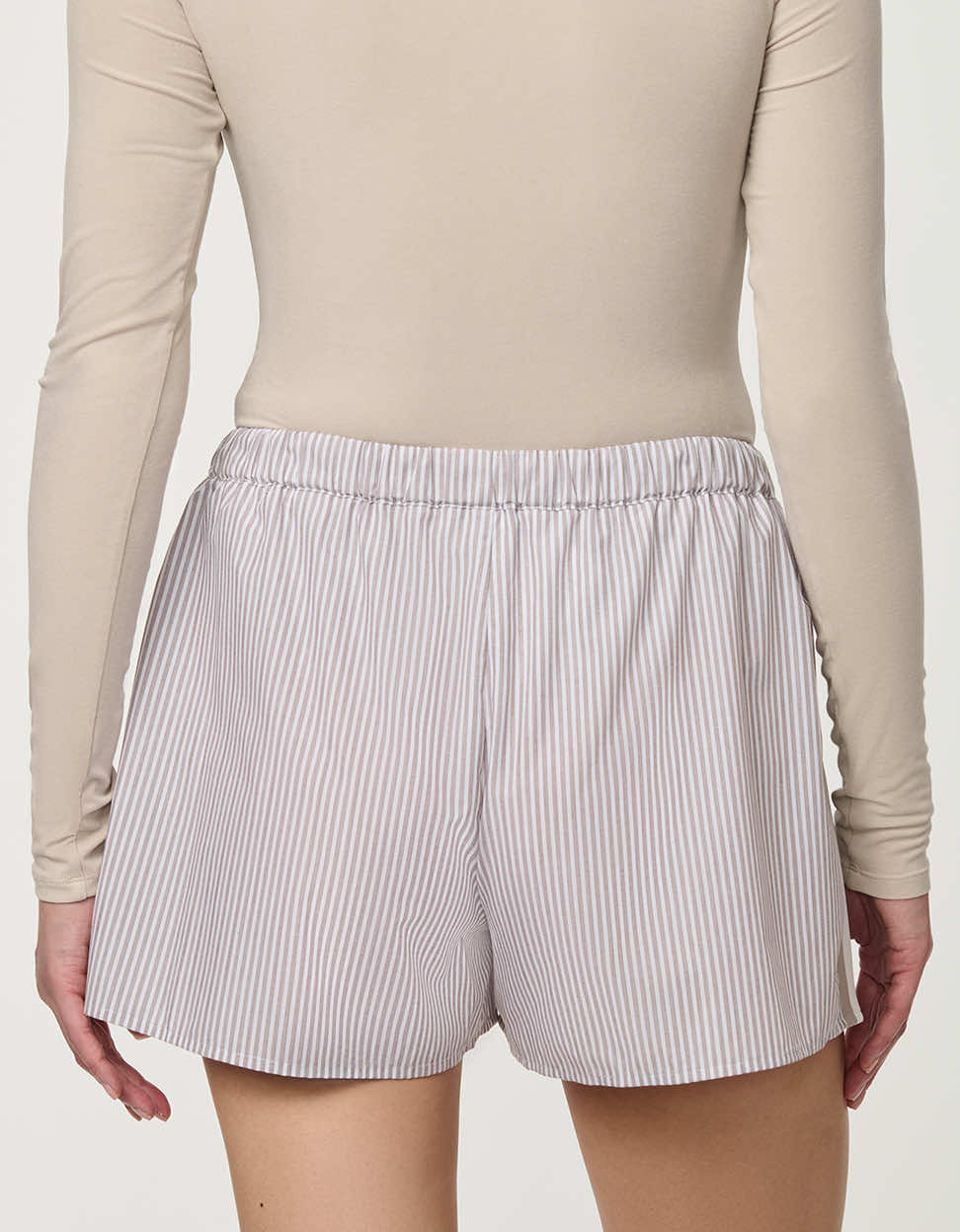 Striped Poplin Short - Image 4