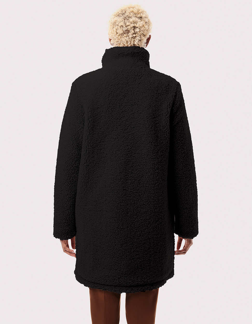 Teddy Touch Vegan Fur Coat - Image 4