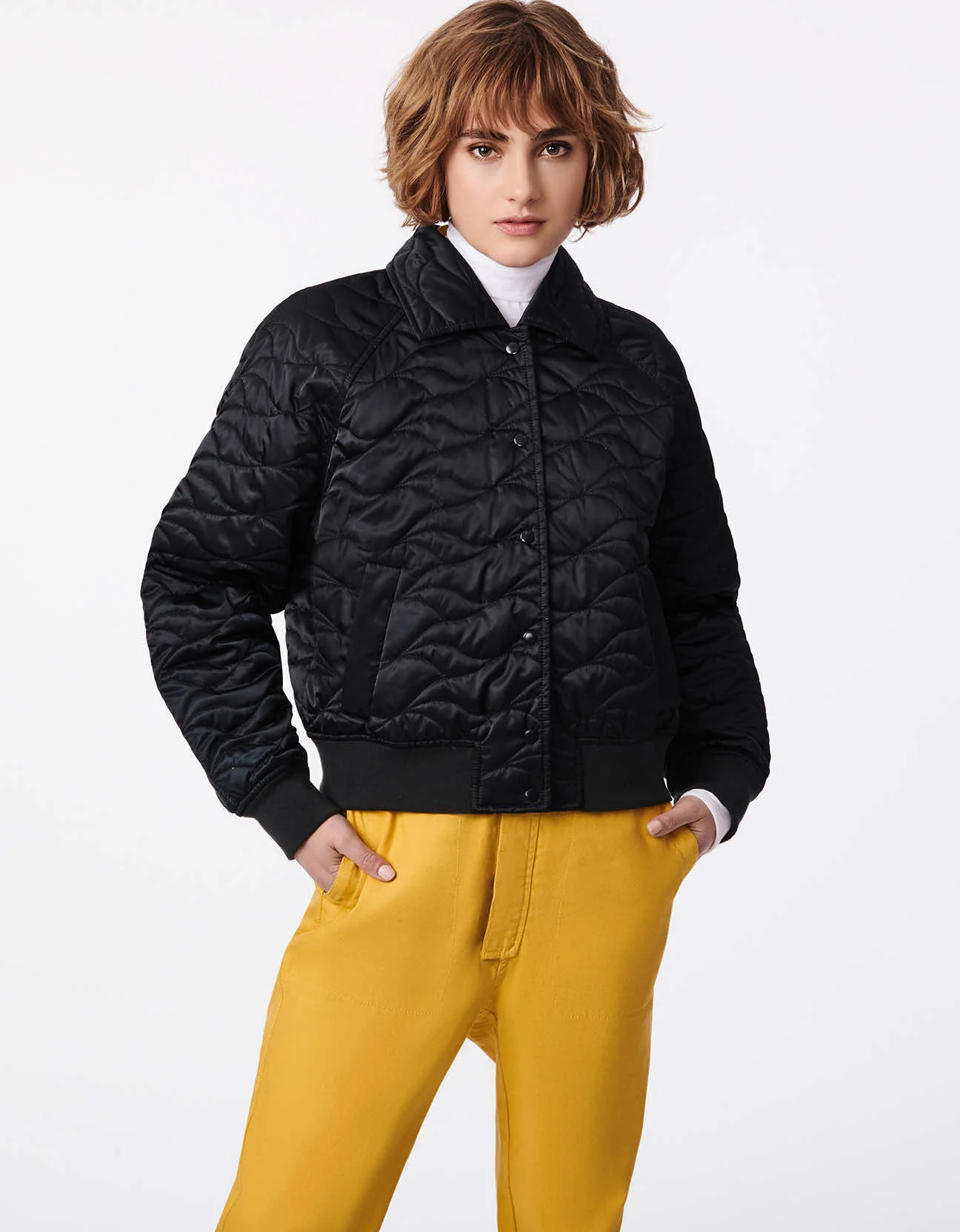 Tonal Texture Puffer Jacket - Image 2