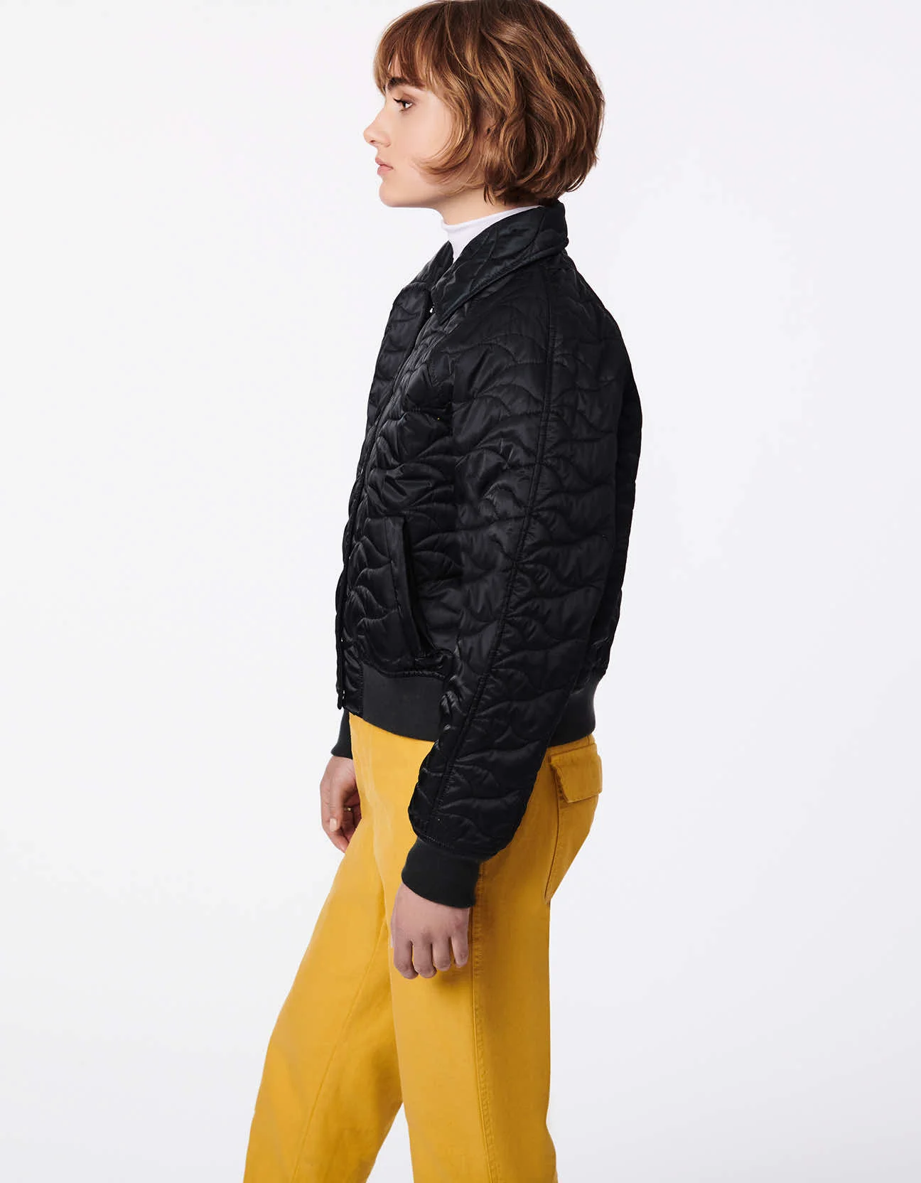 Tonal Texture Puffer Jacket - Image 3