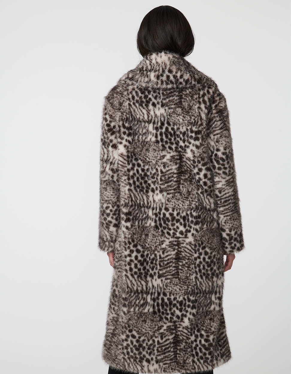 Vesper Leopard Print Faux Fur Coat - Image 5