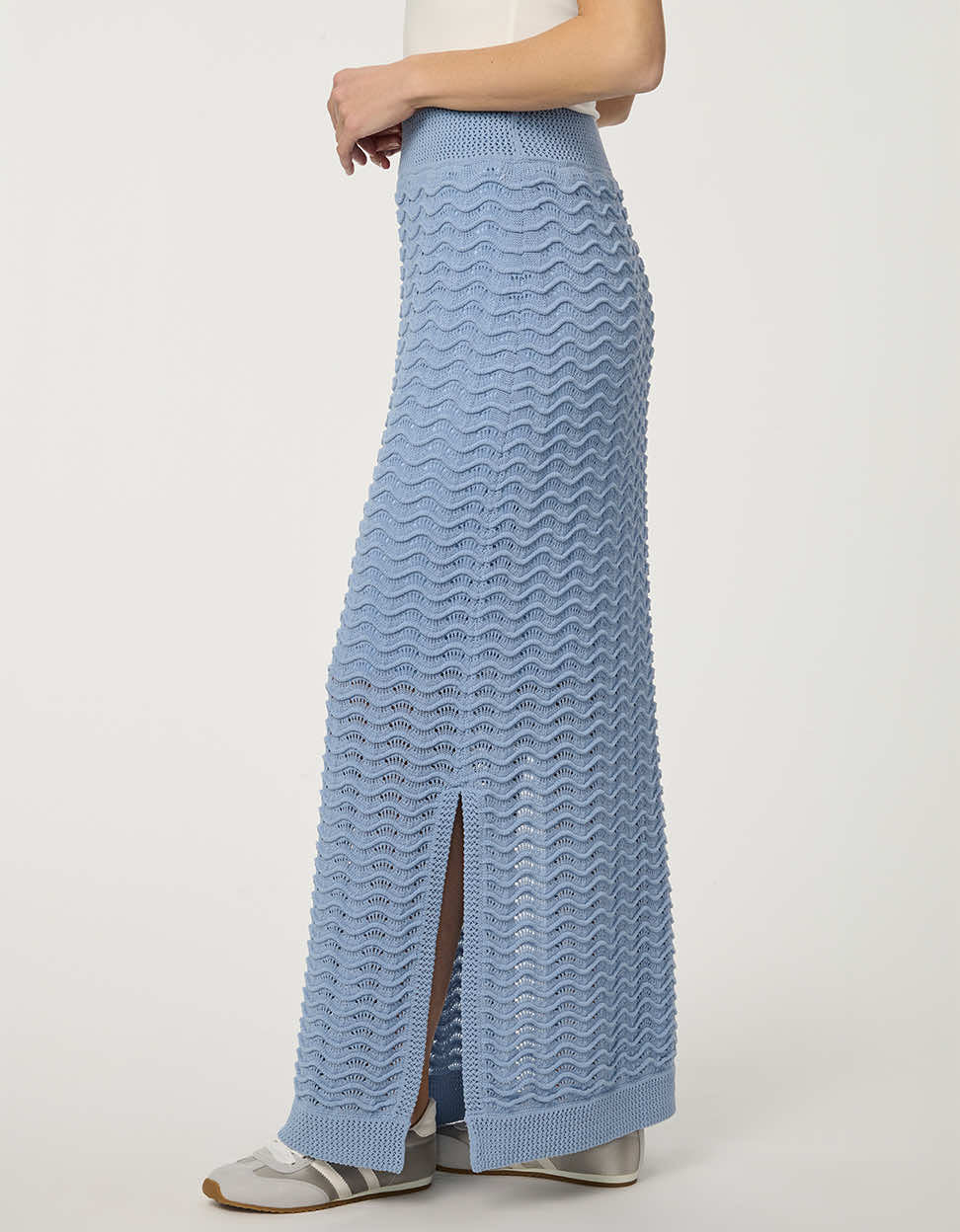 Wave Knit Maxi Skirt - Image 3