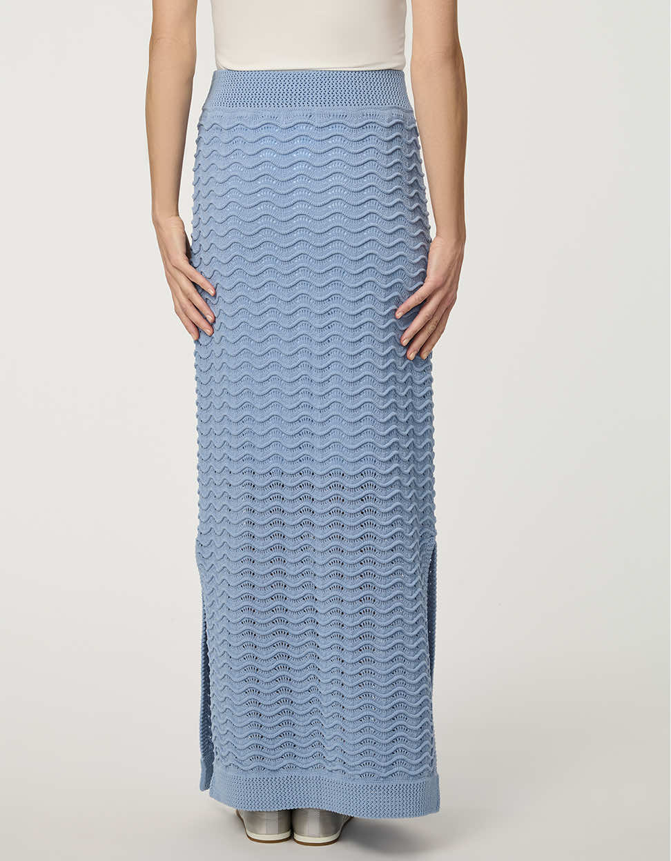 Wave Knit Maxi Skirt - Image 4